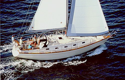 Captain Rik has handled many high-end vessels including this 38 foot Island Packet.